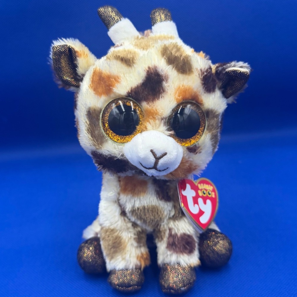 Ty Beanie Boos Stilts the Giraffe Plush Stuffed Animal Gold Eyes 2020 NWT gift